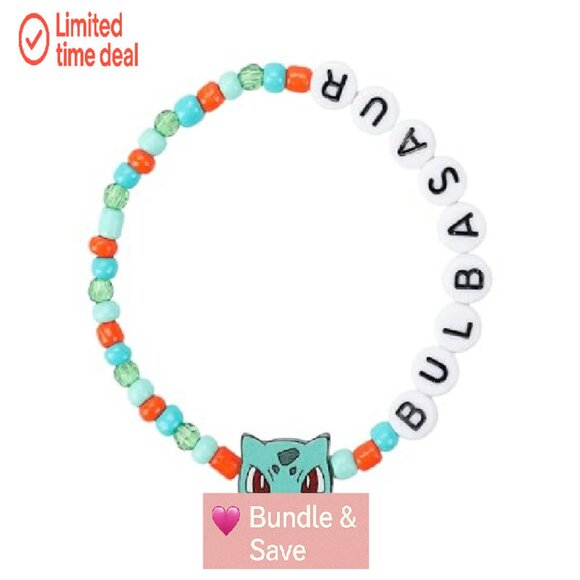 Pokémon 5-Piece Stretchy Beaded Bracelet Set with Character Charms - Picture 7 of 7